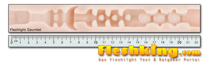 Fleshlight Gauntlet Kanal Länge