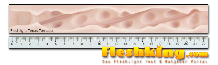 Fleshlight Texas Tornado Kanal Länge