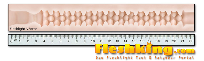Fleshlight VForce Kanal Länge