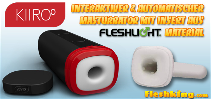 Kiiroo Onyx - automatischer Masturbator mit Fleshlight Insert