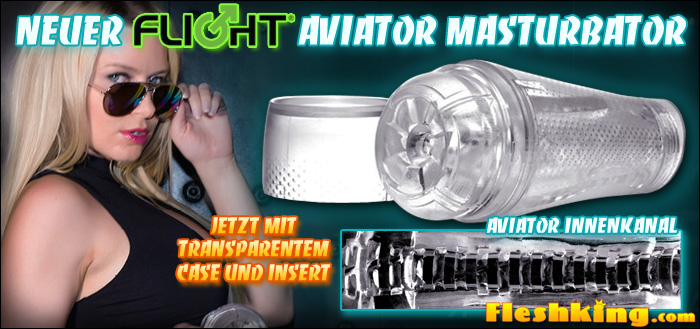 Fleshlight Flight Aviator - neuer Masturbator mit transparentem Case