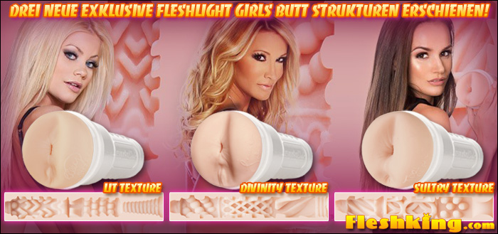 Drei neue exklusive Fleshlight Girls Butt Strukturen erschienen