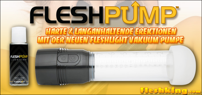 FleshPump - neue Penispumpe Fleshlight zum Erektionstraining