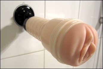 Fleshlight in der Dusche